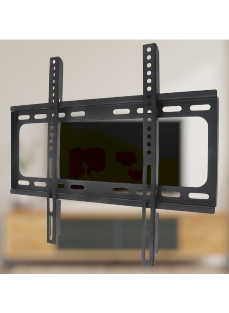 جينتيك حامل تلفزيون عالمي مثبت على الحائط لشاشات LCD LED مسطحة مقاس 32 إلى 65 بوصة، شديد التحمل وقابل للتعديل لتوفير المساحة متوافق مع VESA، تصميم انسيابي قوي، لسهولة تركيب أجهزة التلفزيون المسطحة والمنحنية  - Image 2