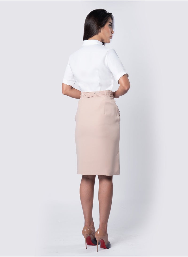NIVA FASHION HOUSE Front Placket Blouse & Skirt Set  - Image 5