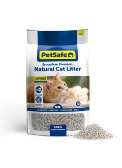 PetSafe Scoopfree Premium Natural Cat Litter, 100% Natural NonClumping Cat Litter, 30+ Day Odor Control, No Chemicals, Additives, Dyes Or Fragrances, Use With Any Litter Box (8 Lb Bag)  - Image 1
