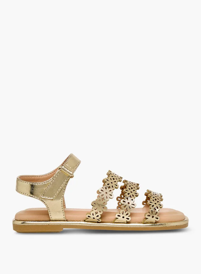 JUNIORS Girls Hook and Loop Sandals