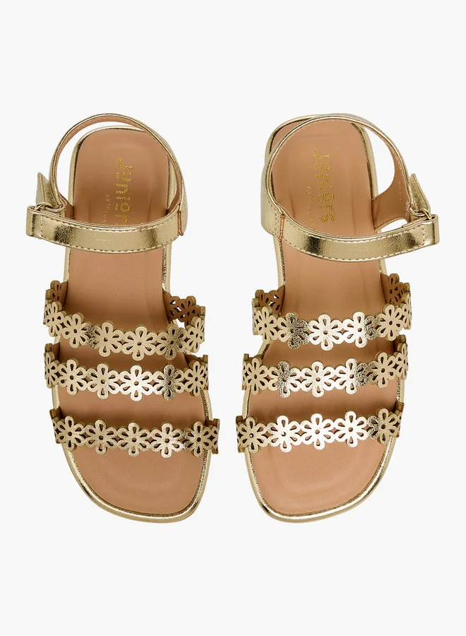 JUNIORS Girls Hook and Loop Sandals