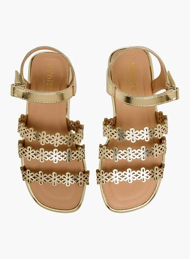 JUNIORS Girls Hook and Loop Sandals