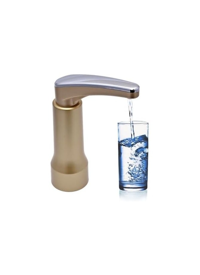 LIMITLESS Automatic Water Pump Water Bottle Pumping Machine Portable Drinking Water Pump Electric Water Dispenser Water Pumping Device (Gold)  - Image 1