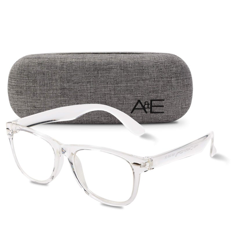 GALVANOX Kids Fake Nerd Glasses - Non Prescription Clear Lens Costume Eyeglasses, TR90 Frame with Shatterproof Lenses (Suitable for Children Ages-3-12) Transparent - Image 1