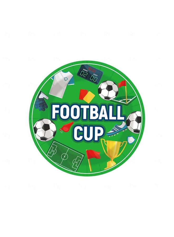 Fifa 2026 Football/ Soccer Party Plates-10 Pcs - Image 1