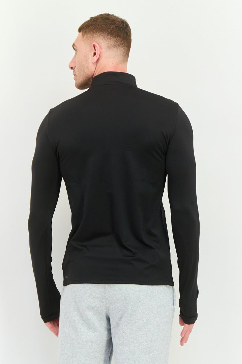 PUMA تي شيرت تدريب طويل الأكمام للرجال، رياضي، أسود - Image 3