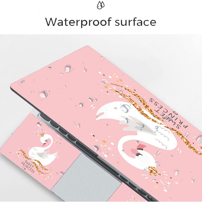 Newplenty Laptop Skin Sticker,13.3 14 15 15.4 15.6 inch Laptop Skins,Universal Vinyl Decal,Dustproof Scratch Resistant Reusable Cover Protector with Free 2 Wrist Pads (Sweet Princess) - Image 4