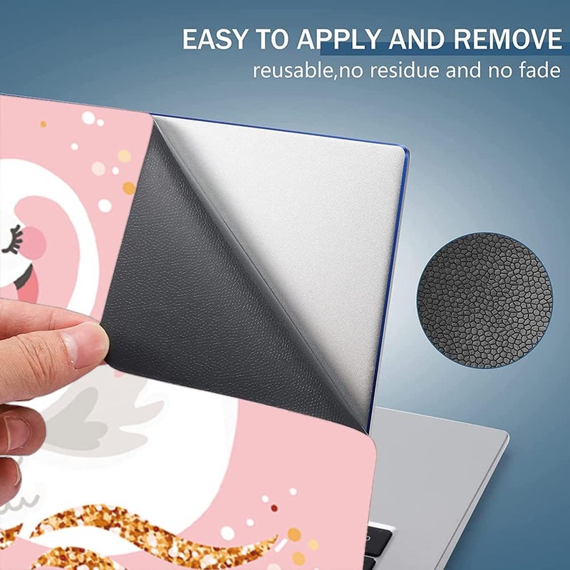 Newplenty Laptop Skin Sticker,13.3 14 15 15.4 15.6 inch Laptop Skins,Universal Vinyl Decal,Dustproof Scratch Resistant Reusable Cover Protector with Free 2 Wrist Pads (Sweet Princess) - Image 2