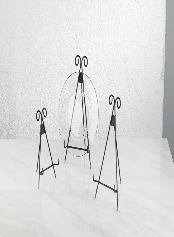 TRIPAR International Black Straight Easel Medium - 11" | Perfect for Books, Plates, Photos & More | Lightweight Display Holder | - Image 2