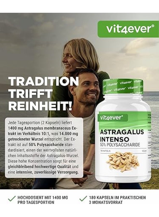 Vit4ever Astragalus - High Dose with 1400 mg ,to supports the immune system and Antioxidant support ,180 Capsules - Image 2