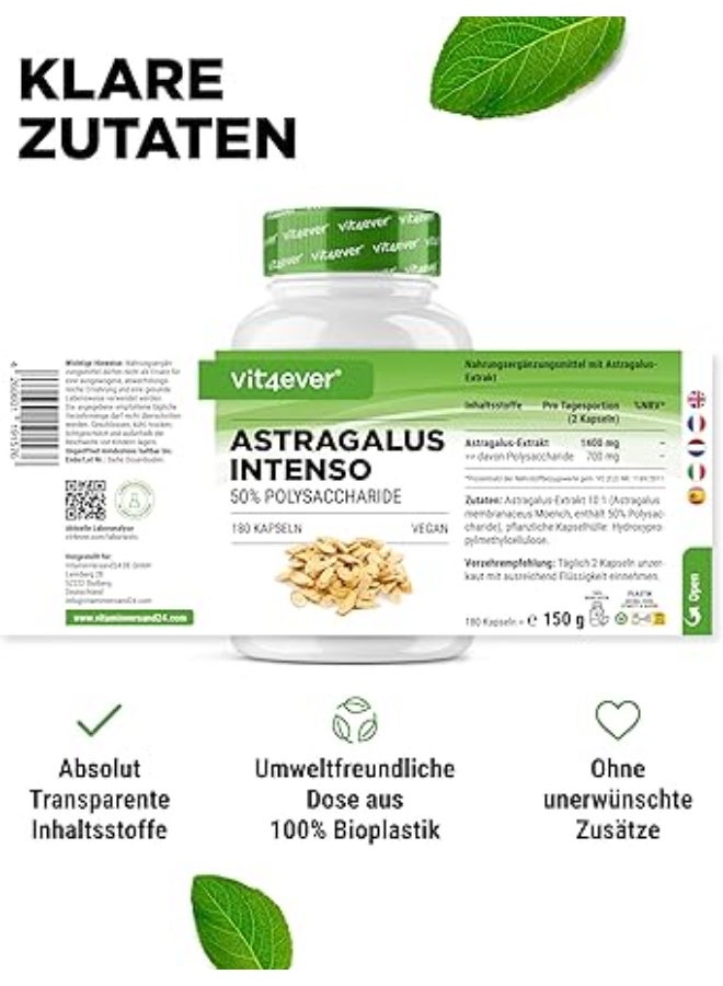 Vit4ever Astragalus - High Dose with 1400 mg ,to supports the immune system and Antioxidant support ,180 Capsules - Image 4