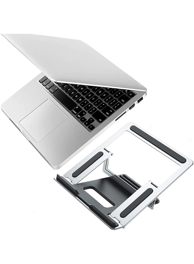 erorex Laptop Stand Ventilated Adjustable Computer Holder Desktop Notebook Stand For Macbook Air Pro Dell Xps Fits Up To 13 16 Inch Laptop  - Image 1