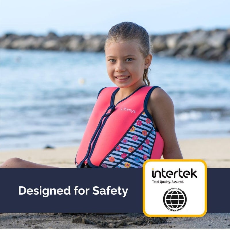 Limmys Premium Kids Swim Vest - Toddler Swim Jacket and Buoyancy Swimming Aid - Modern Design Swimming Vest for Boys, Girls and Babies - Drawstring Bag Included - Image 5