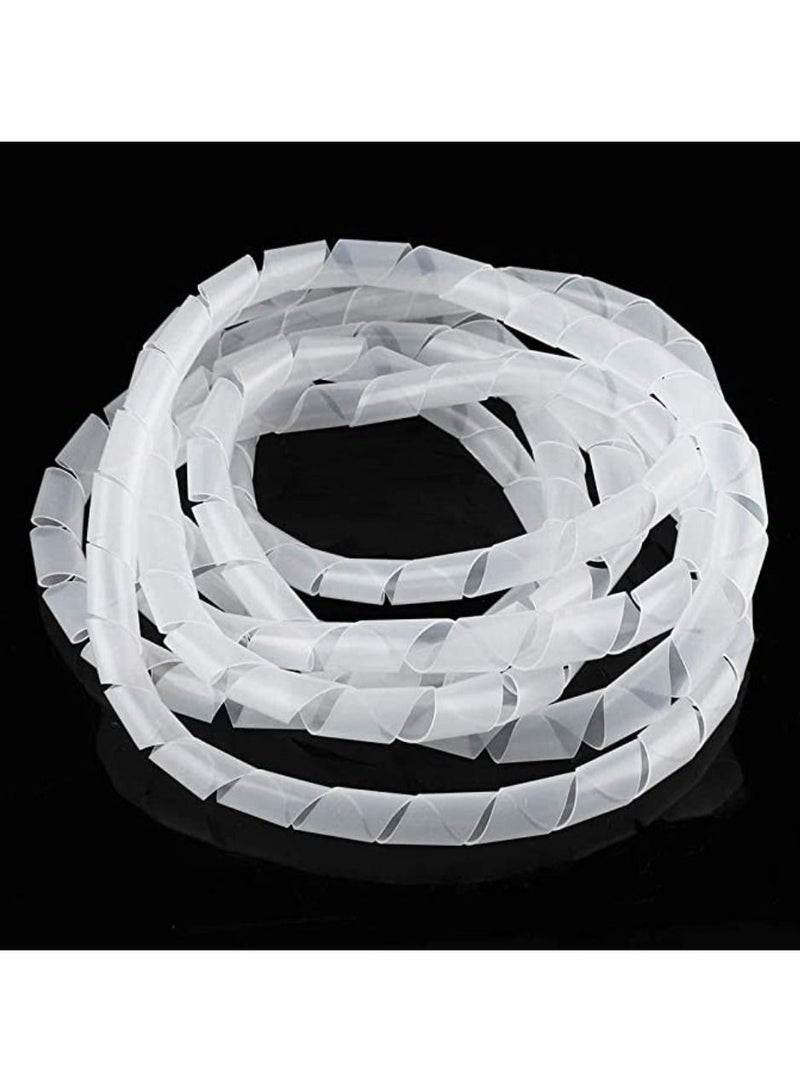VOLT Spiral Warping Band Spiral Wound Protection Tube 10 Meter Cable Tidy Organizer Durable Cable Tidy Sleeves for TV PC And Computers  - Image 2