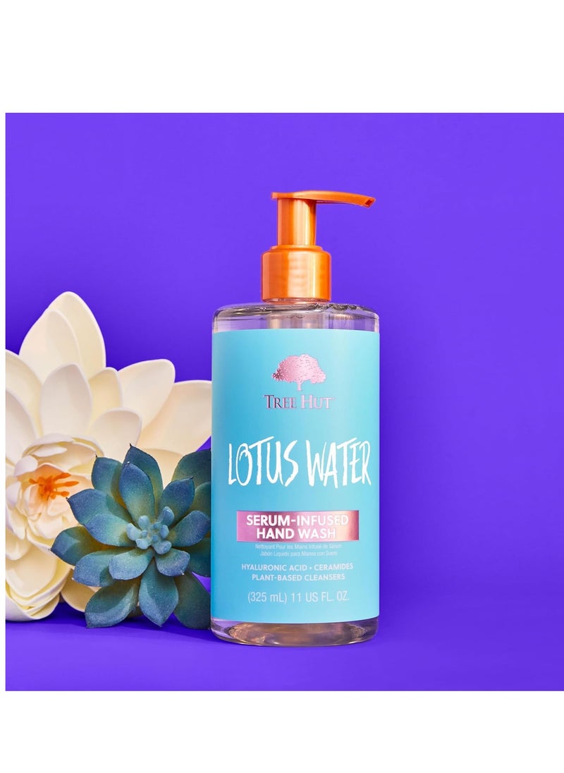 Tree Hut Tree Hut Lotus Water Serum Infused Hand Wash | Nourish & Hydrate Hands with Strengthening Skin Care | Long Lasting Scent | Cleanse & Lock in Moisture | 11 fl oz.  - Image 2