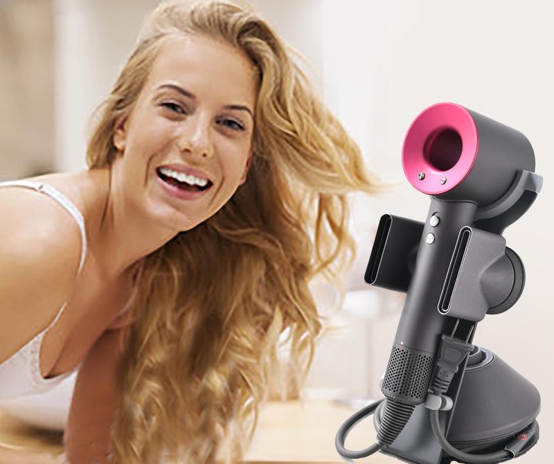 PUROSUR Hair Dryer Stand for Dyson Hair Dryer, Hair Dryer Stand hair dryer stand Organizer for Dyson Hair Dryer, Diffuser, Nozzle holder - Image 4