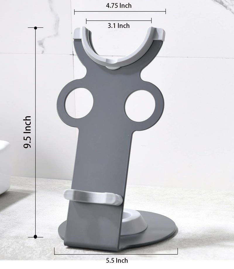 PUROSUR Hair Dryer Stand for Dyson Hair Dryer, Hair Dryer Stand hair dryer stand Organizer for Dyson Hair Dryer, Diffuser, Nozzle holder - Image 2