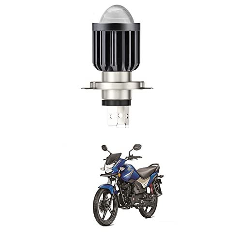 XZRTZ H4 LED Motorcycle LED Motorcycle Headlight Bulbs CSP Lens White Yellow Hi Lo Lamp Scooter Accessories Fog Lights 12V UniV-ersal For Vehicle Compatible With H-onda CB Shine Sp - Image 1