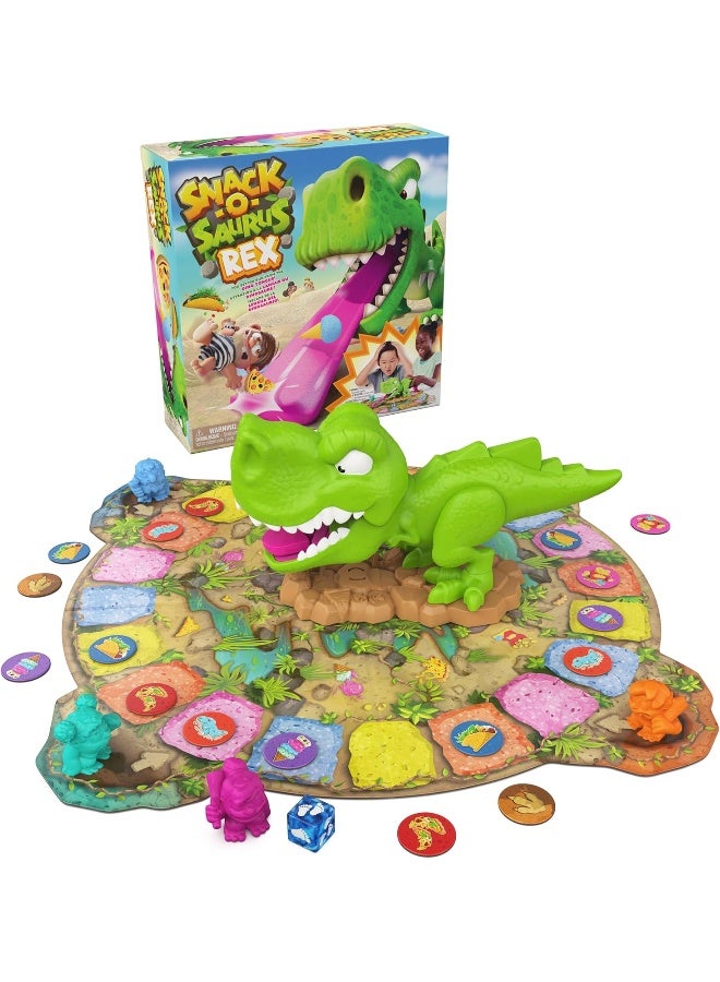 Spin Master Snack-O-Saurus Rex â€“ an Interactive Board Game for Snack Lovers & Dino Fans - Image 1
