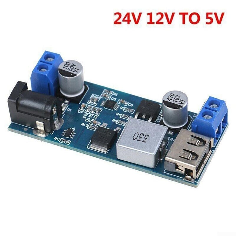 DC DC Step Down Converter 24V 12V to 5V 5A 25W USB Fast Charge for Solar Panel Vehicle Electronics - Image 3
