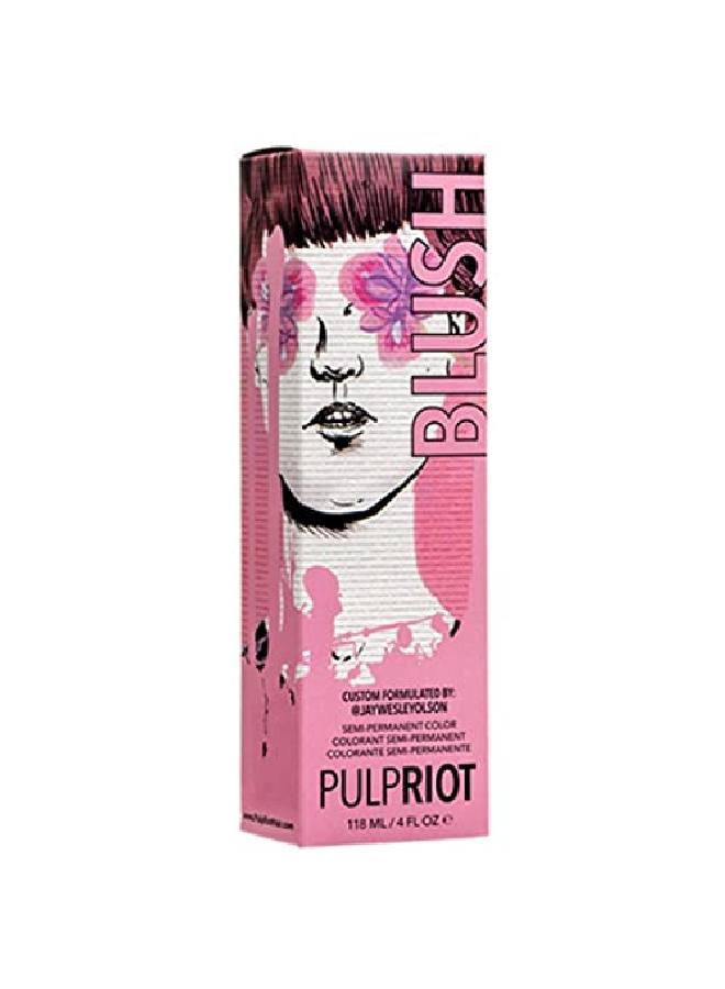P.R. Pulp Riot Semipermanent Hair Color 4Oz Blush - Image 1