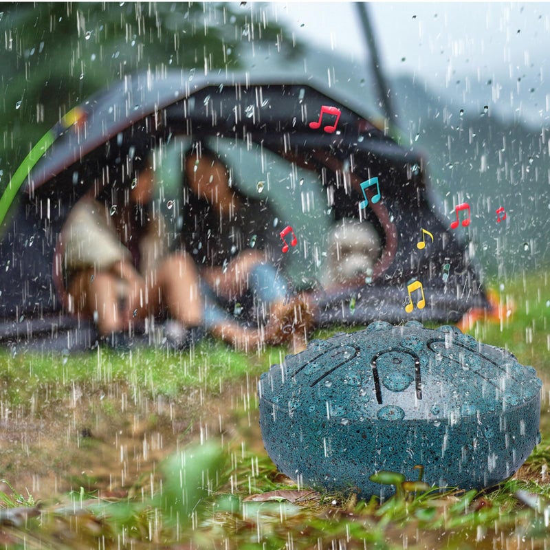 BUSOHA Rain Drum for Outside - 3 Inches 6 Notes Mini Steel Tongue Drums Chime, Rains Drums Chime Waterproof, Rain Drum for Garden Instrument - Image 4