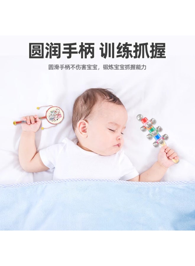 Hand Rattle Baby Rattle Baby 0-1 Year Old Early Education Newborn Soothing Toys Sand Hammer Bell Grasping Training - Image 3