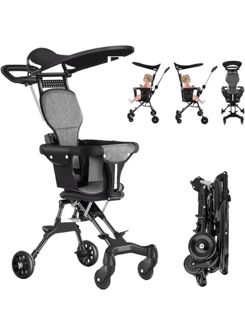 Adjustable Baby Stroller with One-Hand Fold