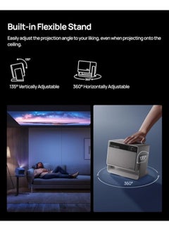 XGIMI HORIZON S Pro | 4K Long Throw Projector w/ Dolby Vision, IMAX Enhanced, Dual Light 2.0, 3720 1800 ISO Lumens, Up to 200" Screen Size, 2x 12W Harman/Kardon Speakers, Smart Screen Adaptation - Beige  - Image 2