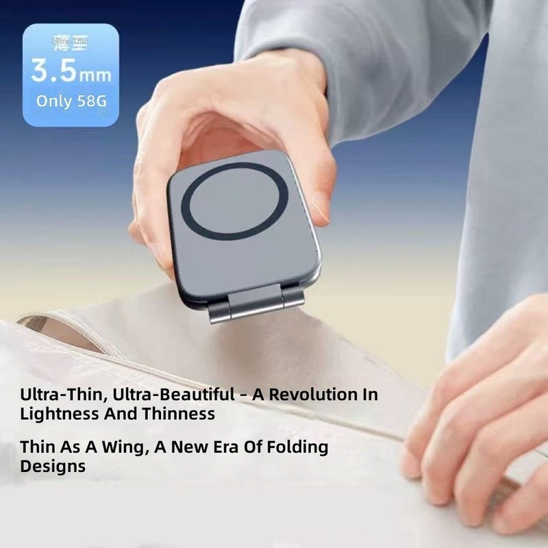 2025 New Car Magnetic Phone Holder - Foldable Anti-Shake Navigation Mount - Image 2