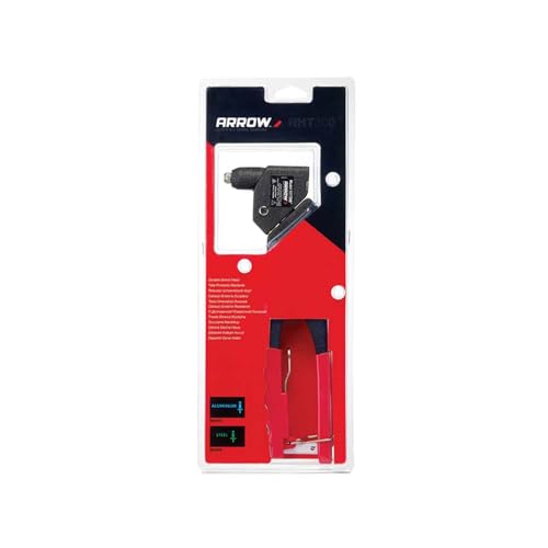 Arrow Fastener Arrow RHT300 One-Handed Swivel Rivet Tool, Manual Riveter for Metal, Fabric, Leather, and Auto Repair, Uses 1/8-Inch, 3/16-Inch, 5/16-Inch Rivets - Image 3