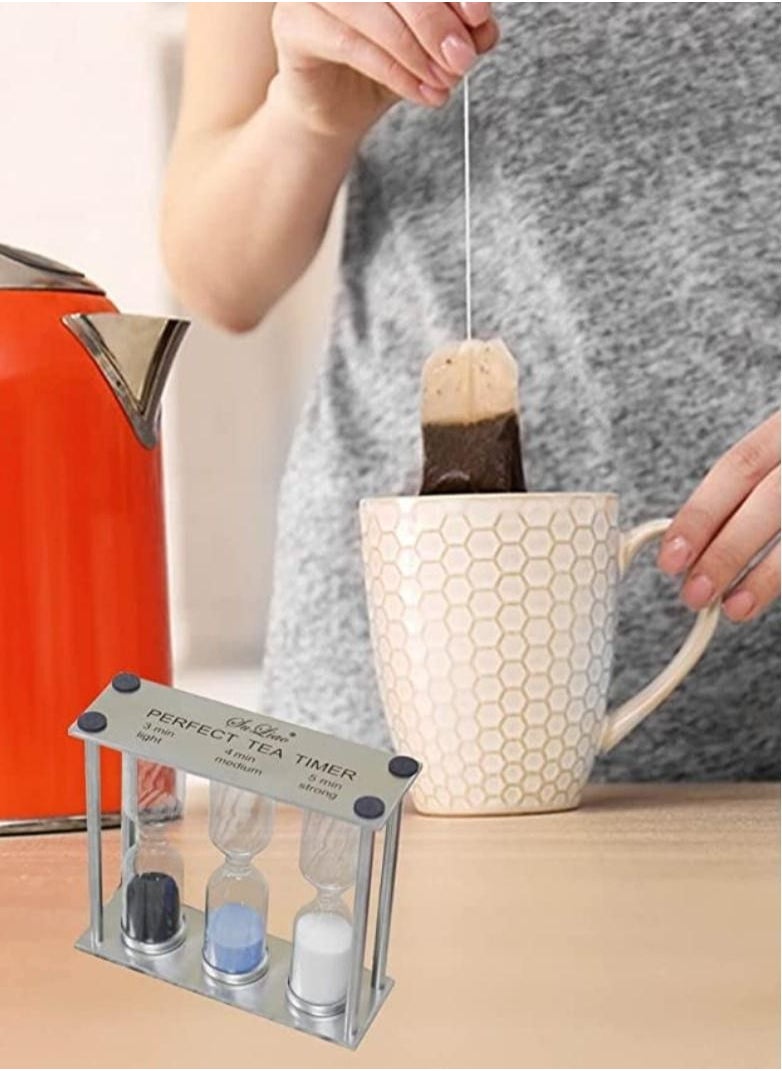 Tealand - Perfect Sand Hourglass 3-in-1 Tea Timer Use For Making Tea or Keeping Time Around the Kitchen - Image 1