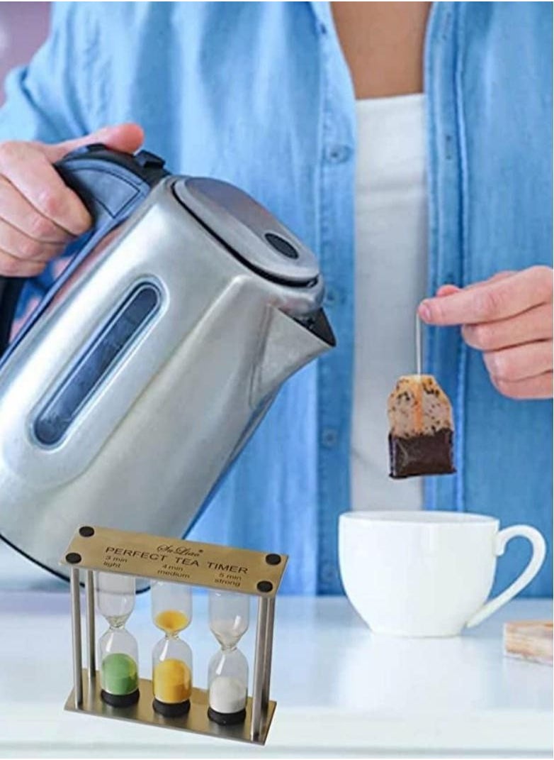 Tealand - Perfect Sand Hourglass 3-in-1 Tea Timer Use For Making Tea or Keeping Time Around the Kitchen - Image 1