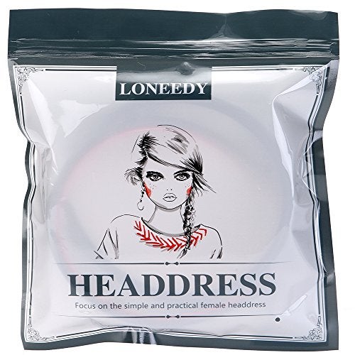 LONEEDY 6 Hard Headbands, 1 Inch Wide Non-slip Ribbon Hairband for Women (6 Black+1 Blue) - Image 5