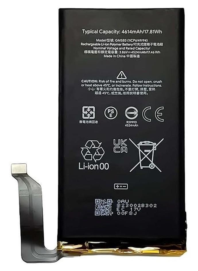 TIGER Replacement Battery for Google Pixel 6 – 4600mAh High-Capacity Li-ion Internal Battery, OEM Quality, Long-Lasting Power, Safe Charging, Compatible with Google Pixel 6 (Black), Ideal for Battery Repair and Replacement - Image 1