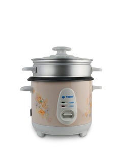 Automatic Rice Cooker 3-in-1 Functions Non-Stick Inner Pot Automatic Shut Off with Overheat Protection 0.6L