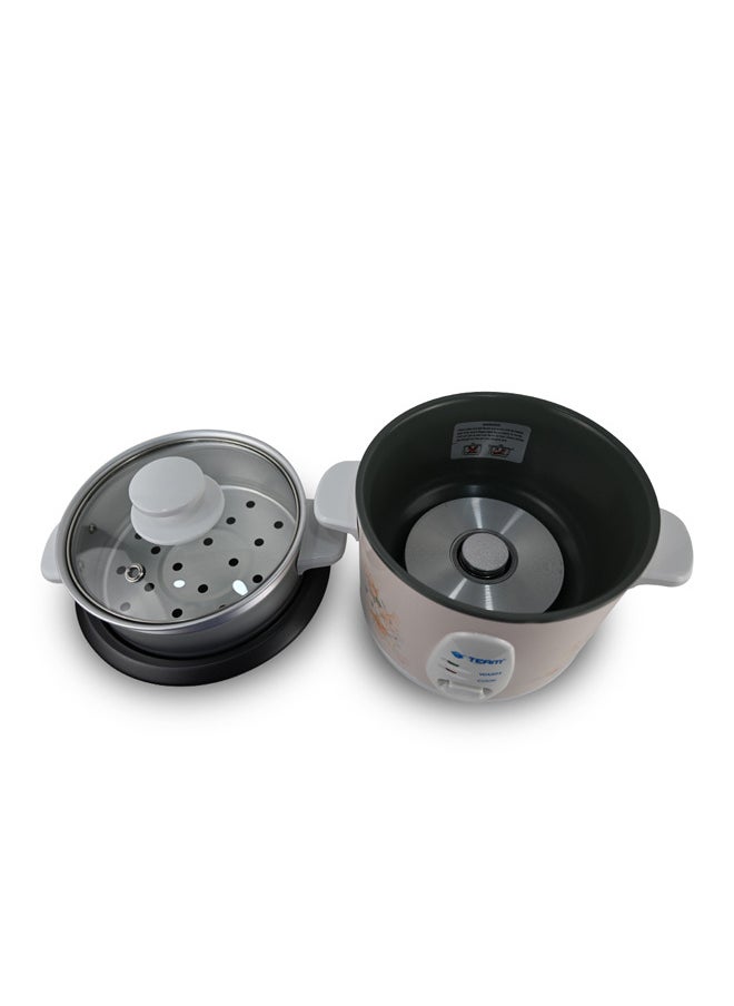 TEAM - Automatic Rice Cooker 3-in-1 Functions Non-Stick Inner Pot Automatic Shut Off with Overheat Protection 0.6L - Image 1
