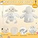 Motionchic 9 Pcs 10 Inch Jesus Plush Doll Baptism Gift Praying Stuffed Animal with Clothing Soft Lamb Stuffed Animal Christian Baby Christening Dedication Religious Church Gifts for Girl Boy - Image 4
