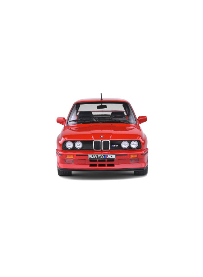 Solido BMW E30 M3 Henna Red 1986 Diecast Model Car, 1:18 Scale, Opening Front Doors, Steerable Wheels, Official BMW Collector Display Model - Image 3