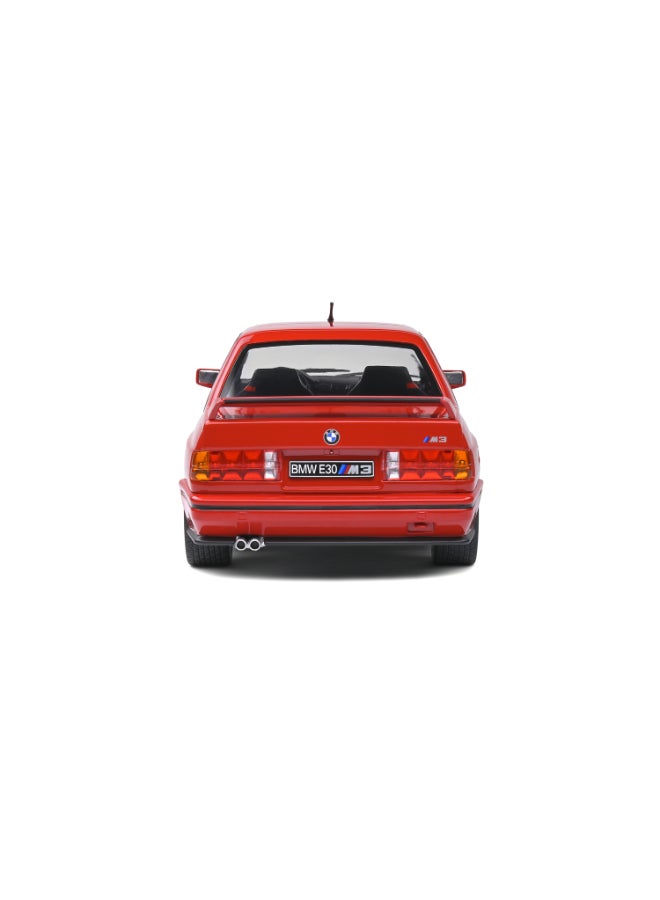 Solido BMW E30 M3 Henna Red 1986 Diecast Model Car, 1:18 Scale, Opening Front Doors, Steerable Wheels, Official BMW Collector Display Model - Image 2