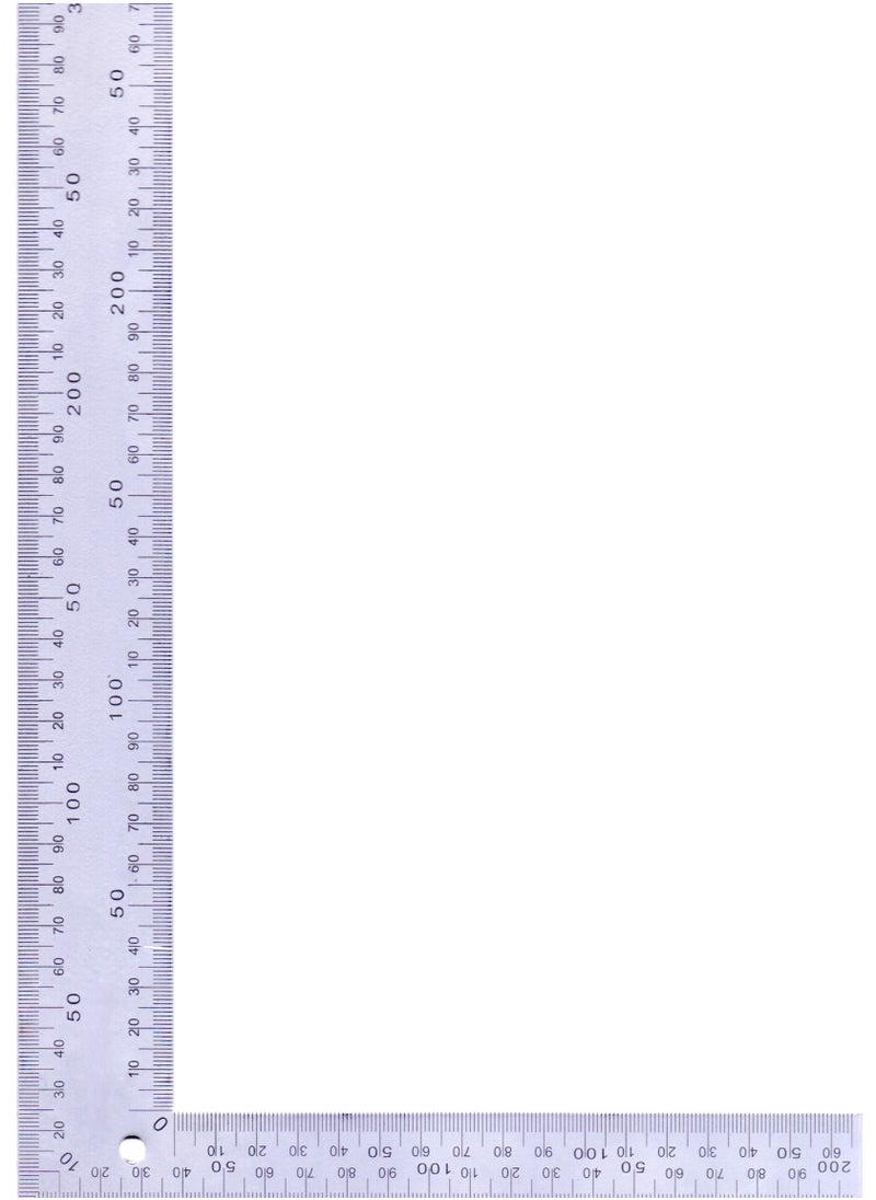 Generic Carpenter's Square ,Ruler L, Angle 90 , Stainless  Steel, 20CM*30CM  - Image 1