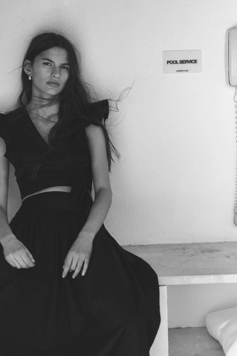 H&M Poplin maxi skirt