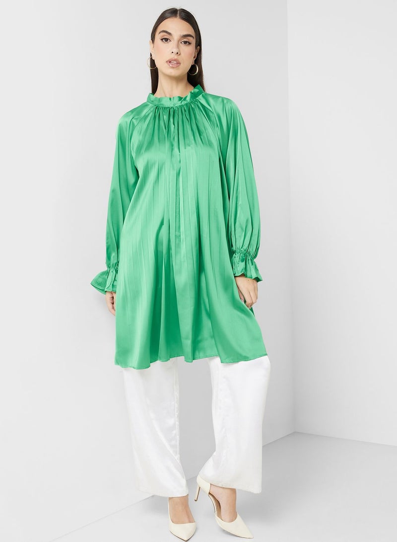 Khizana Pleated Tunic Top  - Image 1