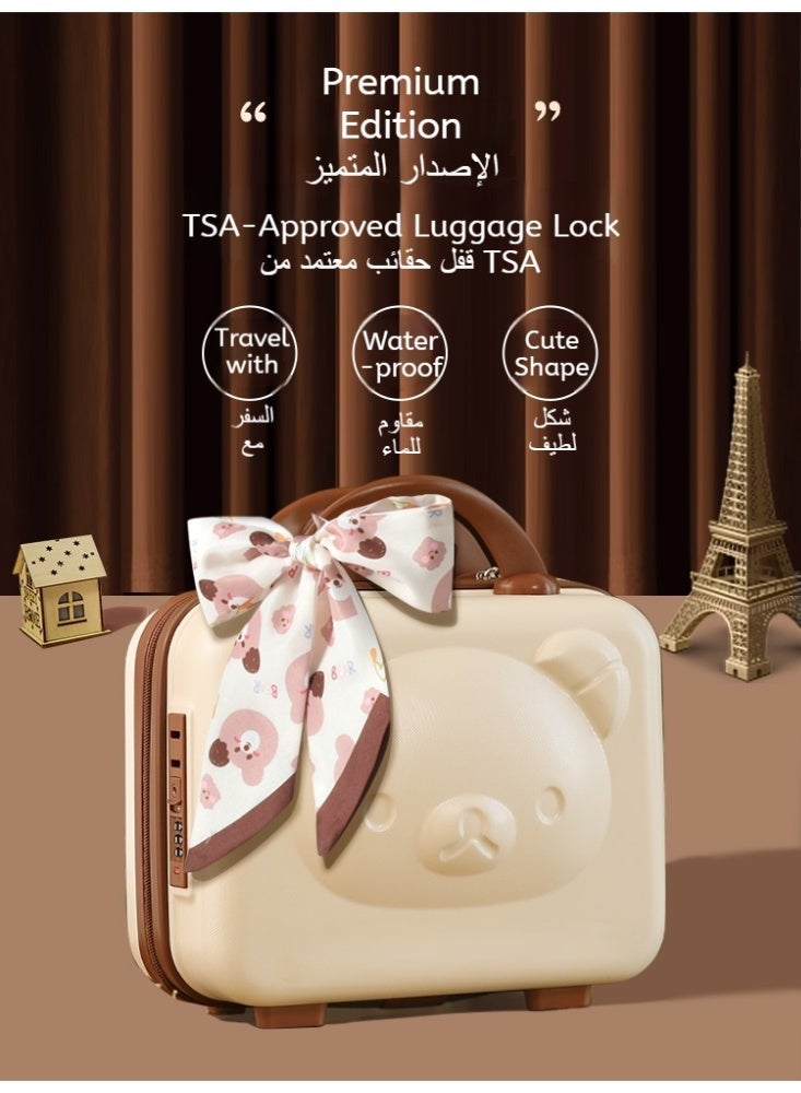 كويس حقيبة هدايا للأطفال مكونة من 18 قطعة - ملابس أطفال قطنية 100%، قبعة، جوارب، لعبة، بطانية، ومستلزمات أساسية للمواليد الجدد، مناسبة لجميع الفصول (الربيع، الصيف، الخريف، الشتاء)، للأولاد والبنات، من عمر 0 ​​إلى 3 أشهر - تصميم دب فاخر - Image 4