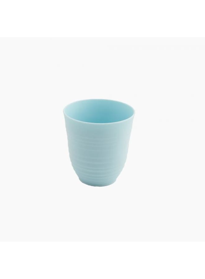 Home Tales Plastic Cup, 5 Cm X 5 Cm X 14 Cm Size, Blue