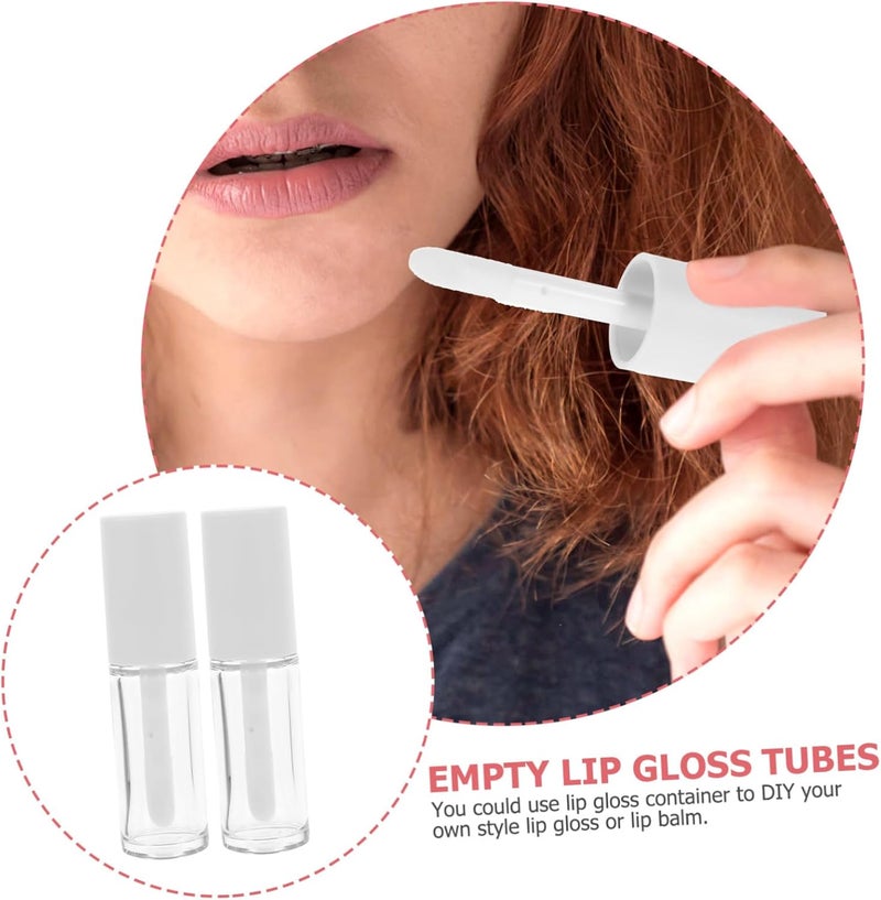 DOITOOL 15pcs Refillable Lip Balm Tubes Lip Gloss Containers with Wands Portable Easy Filling Material - Image 4