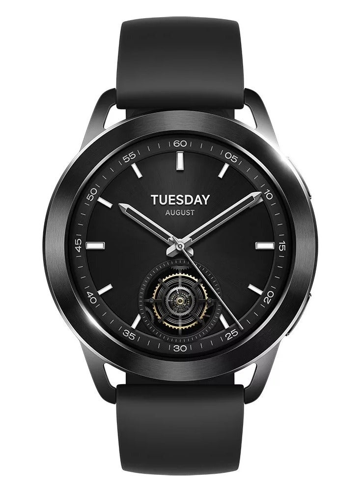 Xiaomi 486 mAh Watch S3 1.43 Inch Amoled Bluetooth 5.2 Heart Rate Blood Oxygen Monitoring Global Version Black - Image 2