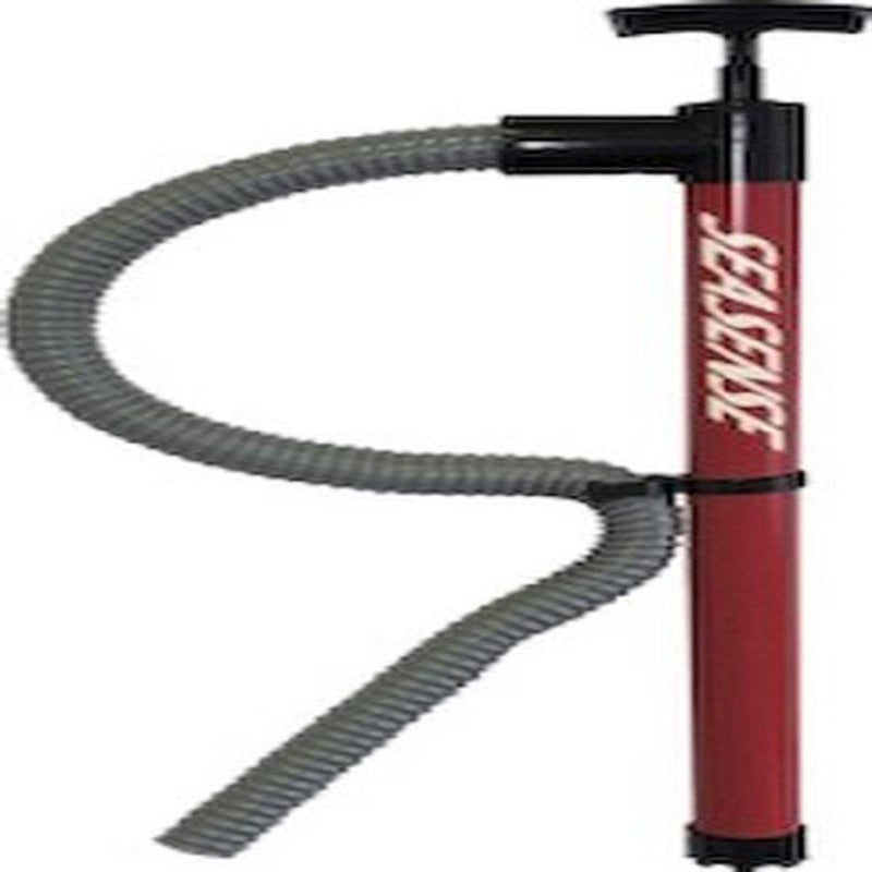 SeaSense Hand Bilge Pump - Self-Priming, Manual Bilge Pump for Water Removal on Small Boats, Kayaks, Canoes, Bilges or Any Place Water Collects - 24" x 36" Hose - Image 1