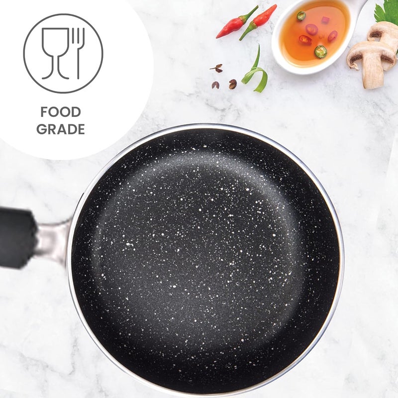 MILTON Pro cook Milton Procook Granito Saucepan with Bakelite Handle 14 cm Aluminium Tea and Milk Pan Boiling Pot NonInduction 2 Years Warranty - Image 4