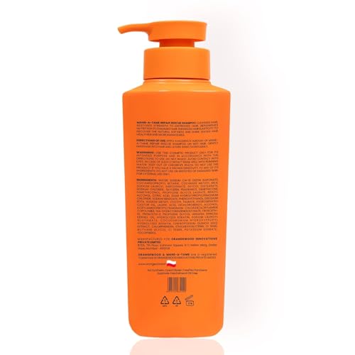 ORANGEWOOD Mane-A-Tame Repair Rescue Shampoo PC x 1-350ml – Smooth, Silky, Nourishing Hair Cleanser Hydrates & Strengthens Damaged Hair Enriched with Lime, Avocado, Quinoa Seed, Melon & Fenugreek - Image 2